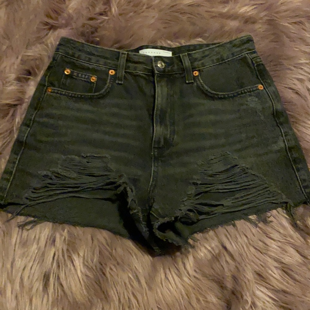 Denim shorts